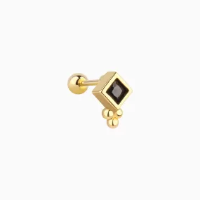 Geometric Rhombus Shape Stud