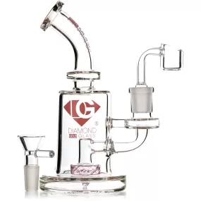 Mini Dab Rig, by Diamond Glass (free banger included)