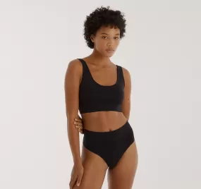 Organic Basics Smooth Bralette Black