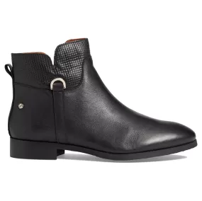 Royal Calfskin Leather Women's Zip Up Ankle Boots