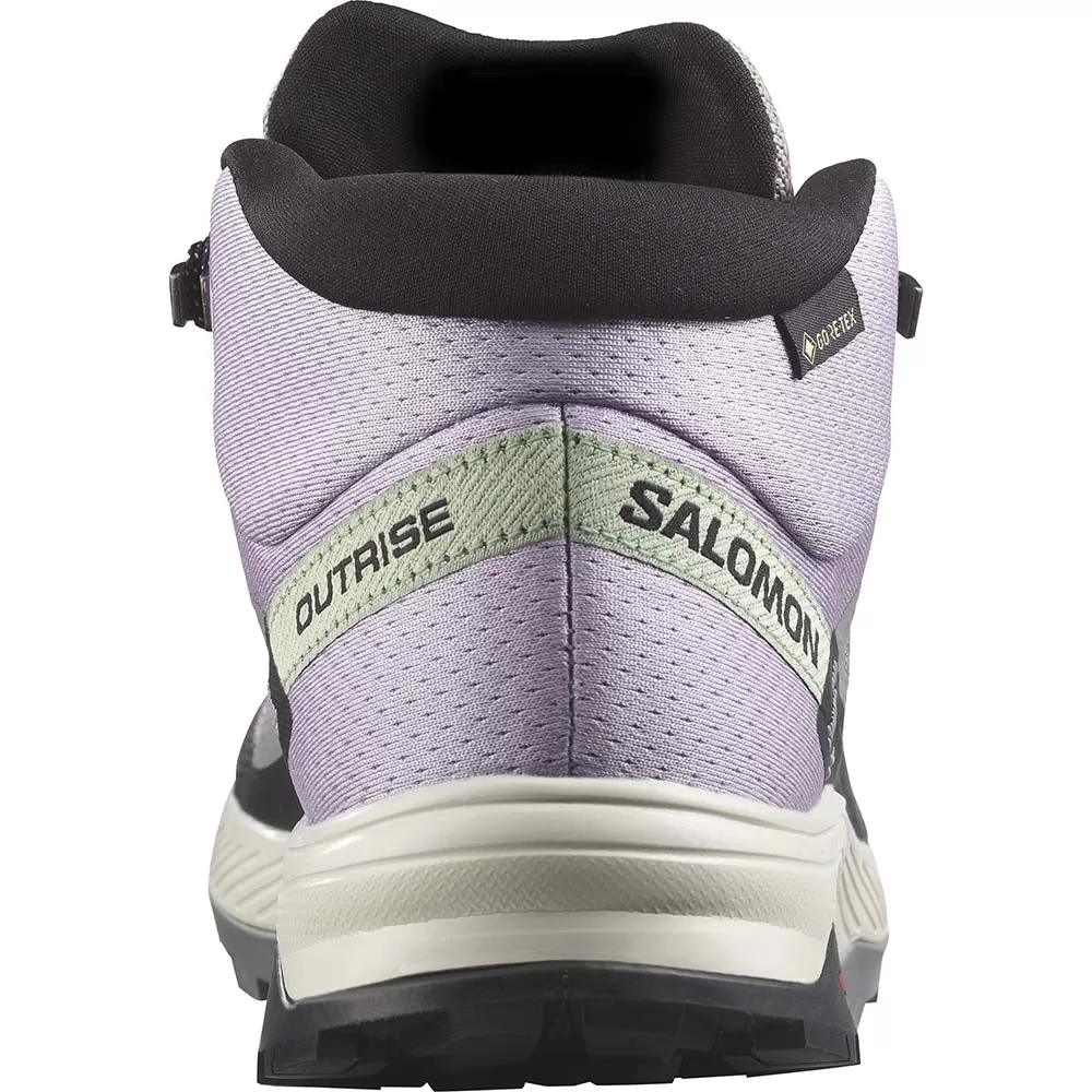 Salomon Women Outrise Mid GTX - Gull / Orchid Bloom