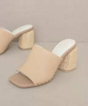 Serena - Studded Raffia Slide Heel [ONLINE EXCLUSIVE]